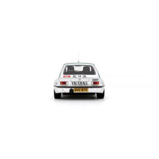 VAUXHALL CHEVETTE 2300 HSR GREY JIMMY MCRAE / MIKE NICHOLSON LOMBARD RALLY (RAC) 1980 OttO mobile 1:18 Resinemodell (Türen, Motorhaube... nicht zu öffnen!)